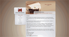 Desktop Screenshot of marka-nieruchomosci.eu